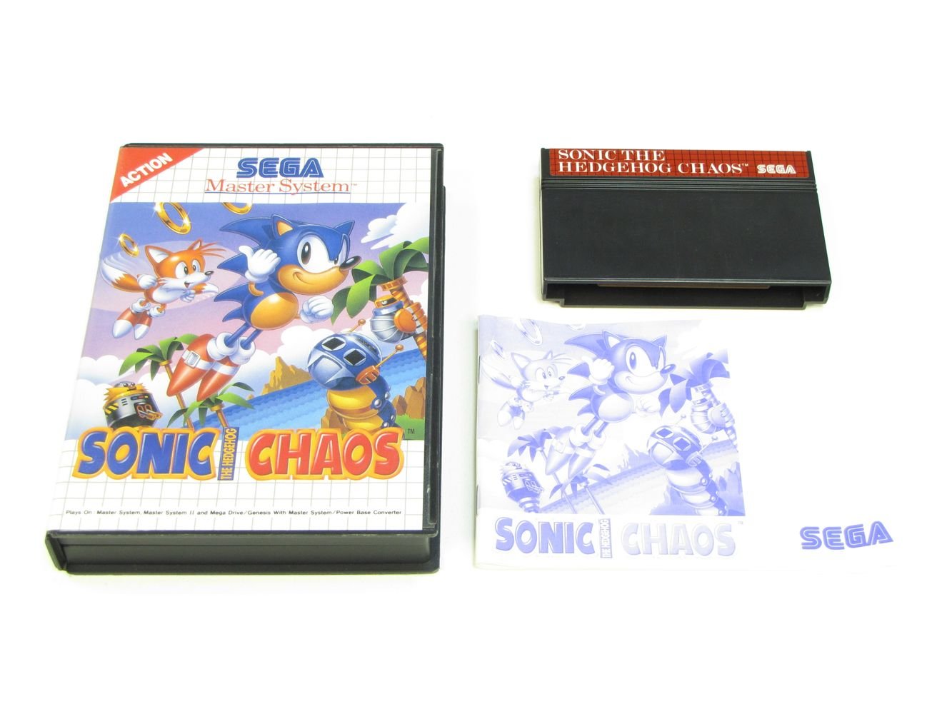 Sonic Chaos MasterSystem Older Consoles