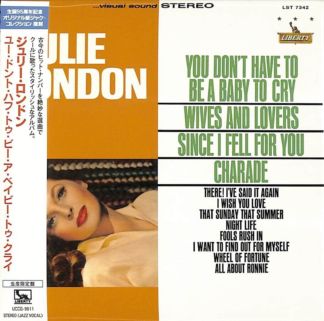 You Don't Have Be A Baby to Cry (Paper Sleeve) cd
