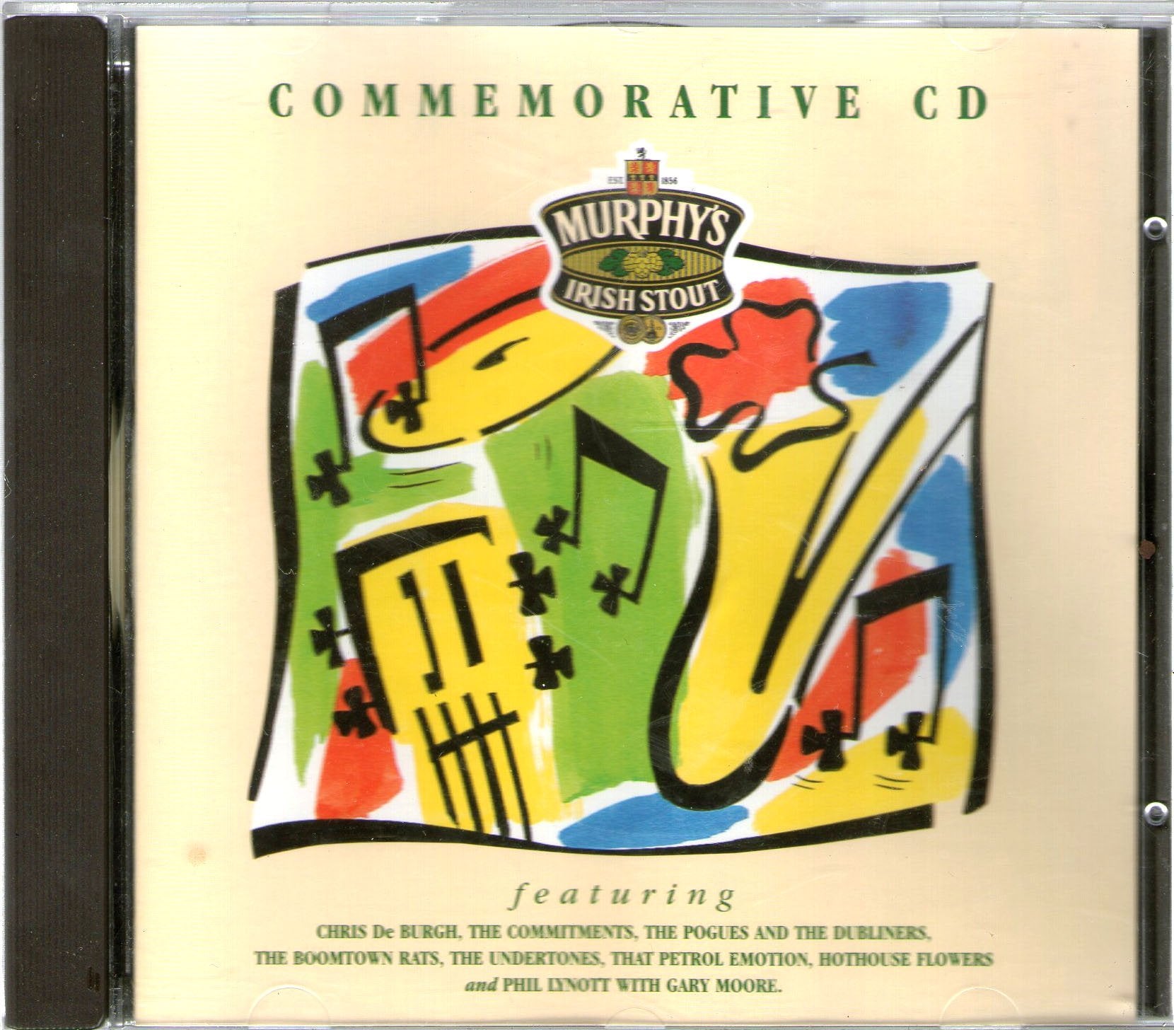 COMMEMORATIVE CD MURPHY'S IRISH STOUT Music