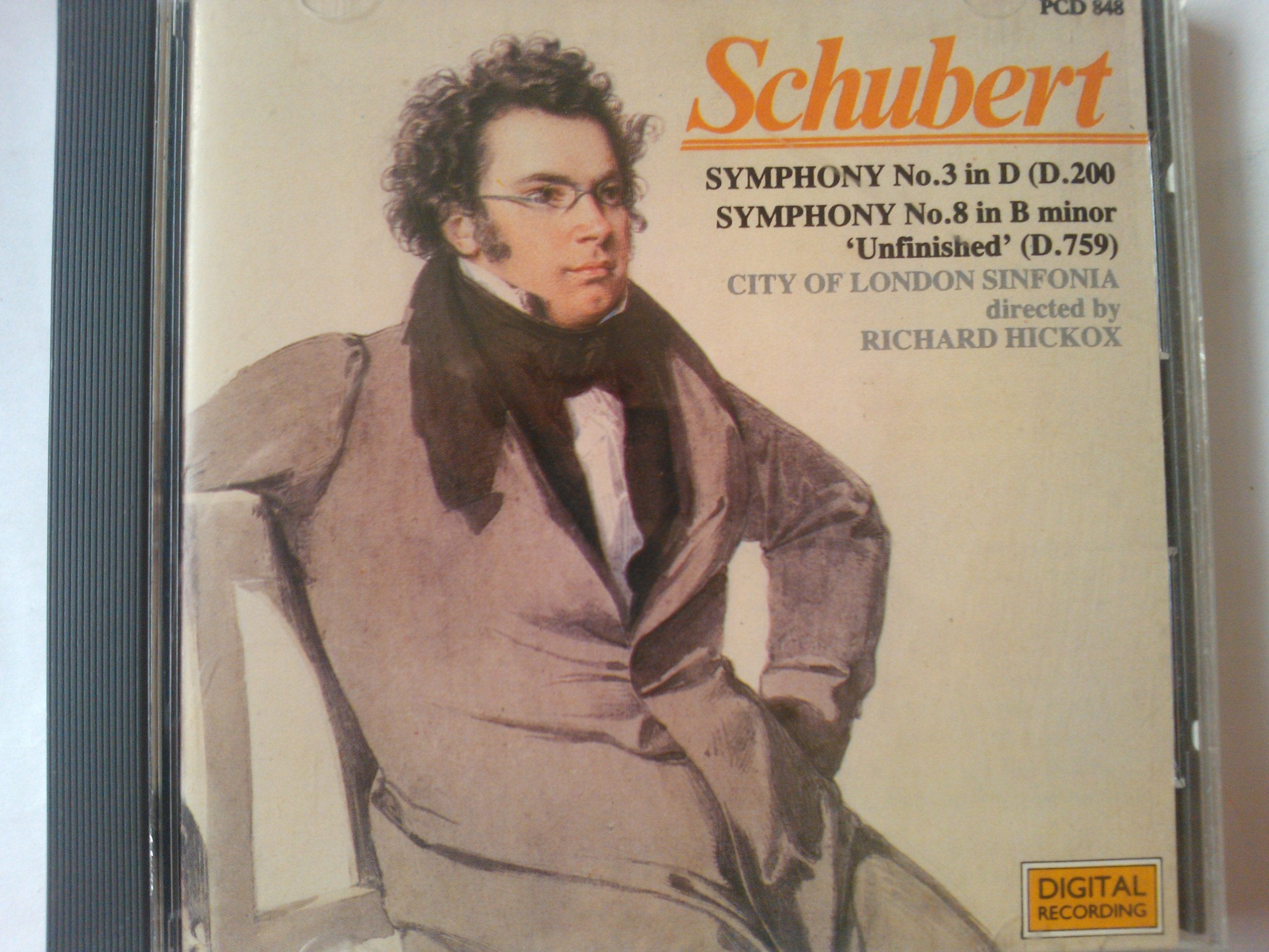 Product Image: Schubert:Symphony No. 3 & 8