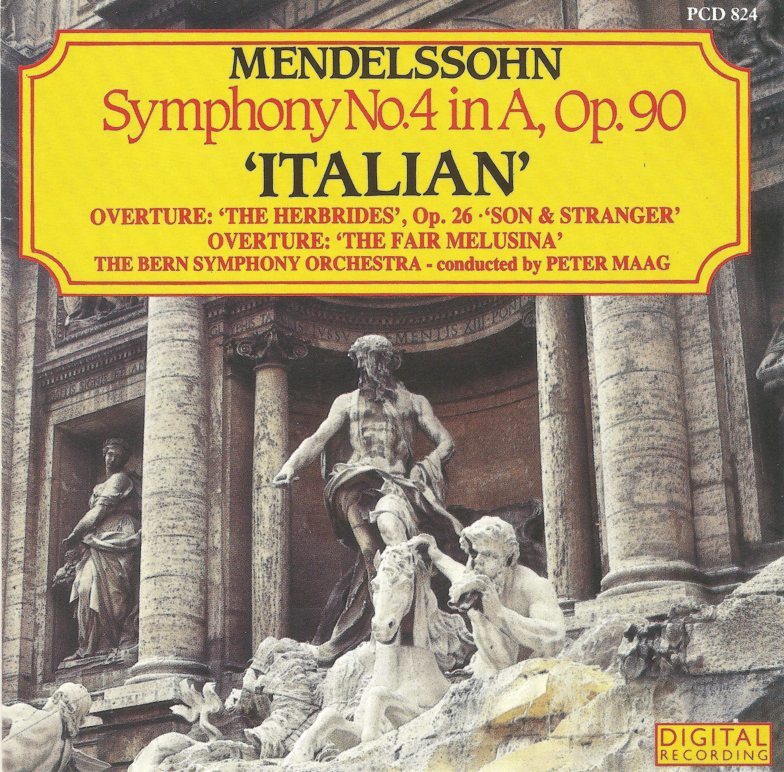 Mendelssohn: Symphony No3, Overture Op27 (UK Import) Classical