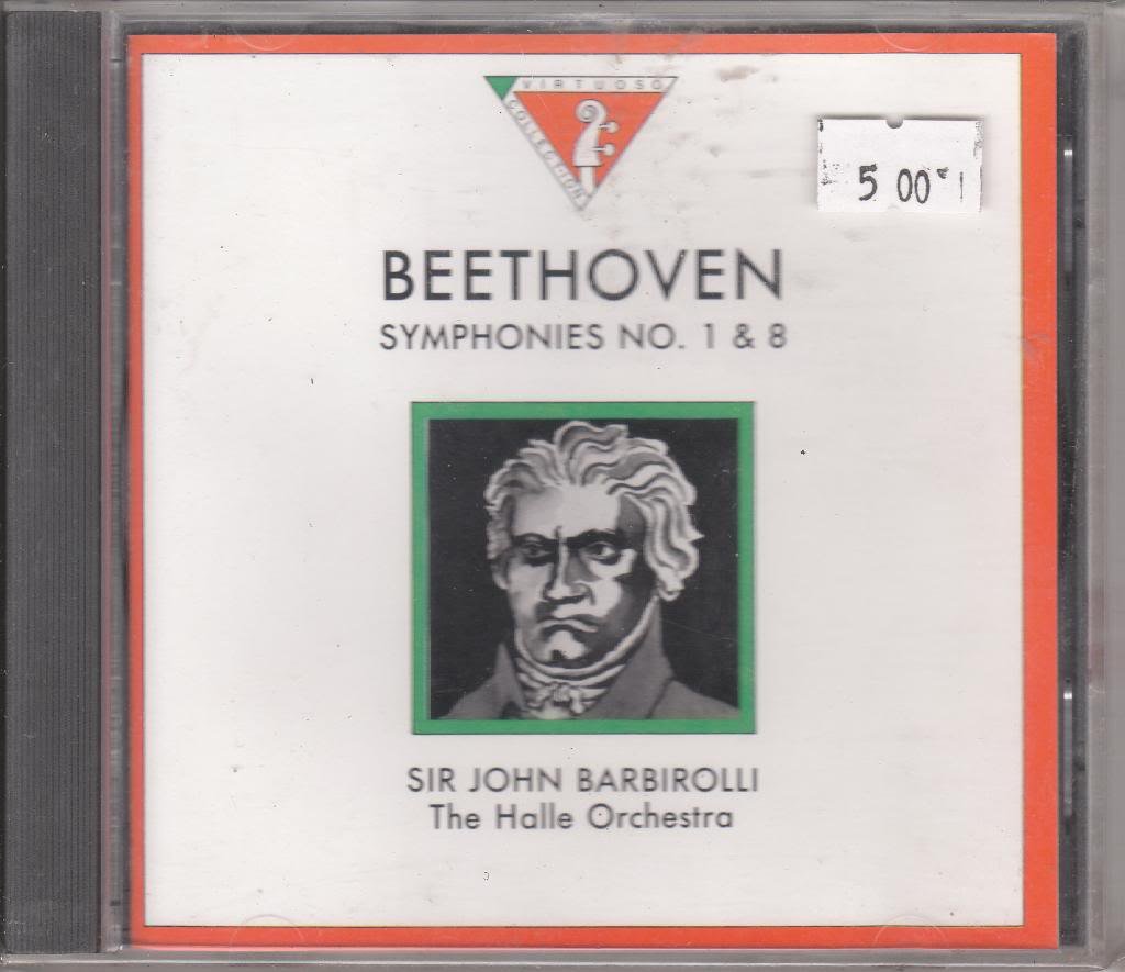 Beethoven Symphonies 1 & 8 (Barbirolli / Halle Orchestra) Music