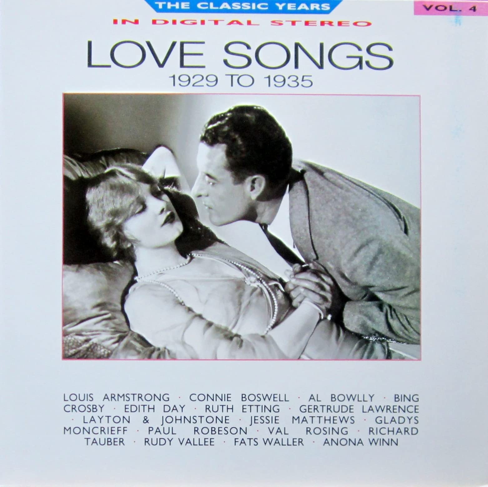 Louis Armstrong, Connie Boswell, Al Bowlly, Edith Day, Ruth Etting.. Music
