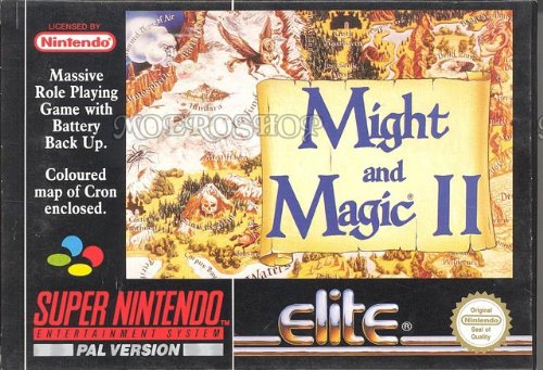 Might and magic II - Super Nintendo - PAL Nintendo DS