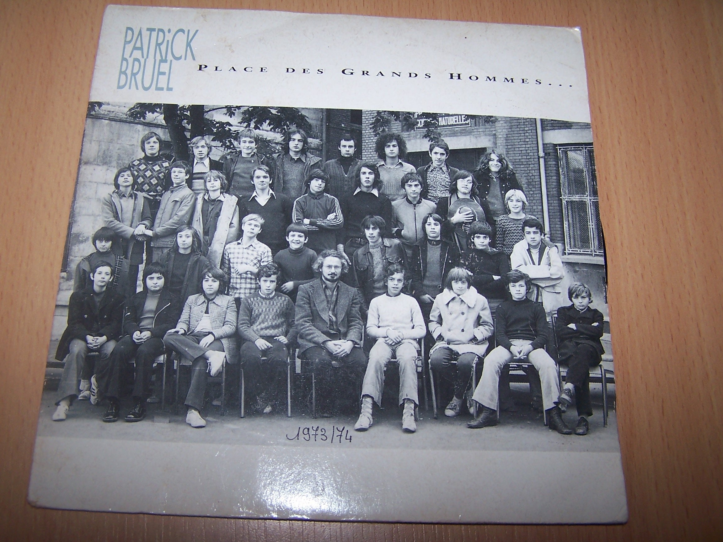 PATRICK BRUEL place des grands hommes/la fille de l'aéroport SP 1990 RCA cd