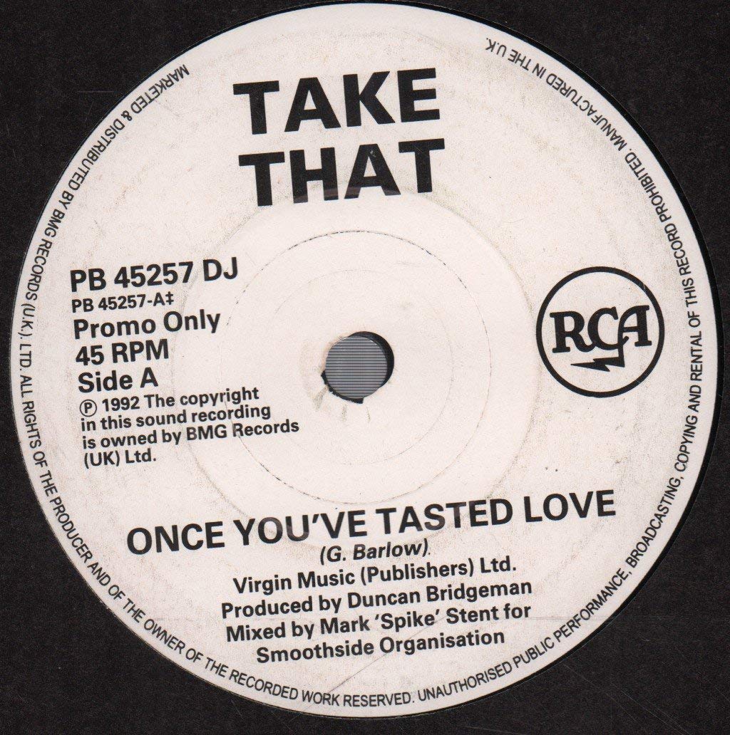 once you've tasted love 45 rpm single Music