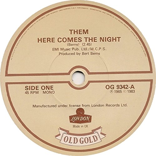 Here Comes The Night / Love Like A Man Music