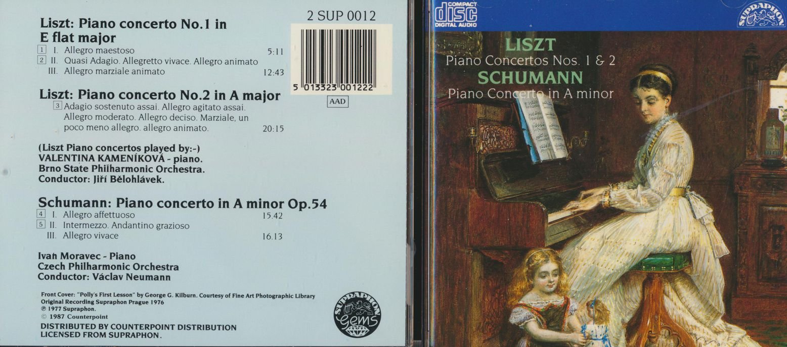 Piano Concerto No. 1 & 2 / Piano Concerto Op. 54 Music