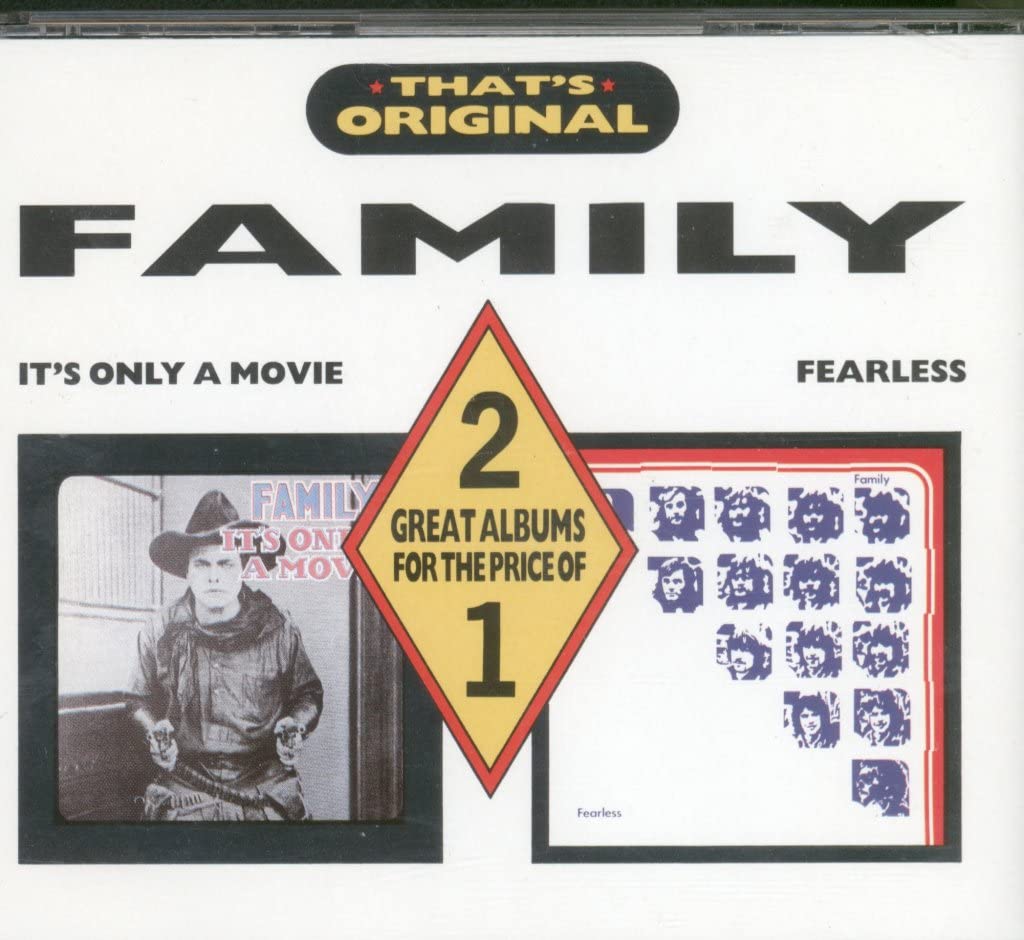 IT'S ONLY A MOVIE/FEARLESS CD UK ISSUE PRESSED IN FRANCE CASTLE 1989 Music