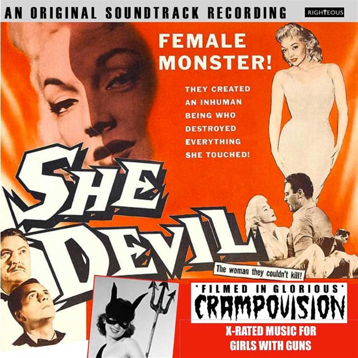 Filmed in Glorious Crampovision/X-Rated Music for Girls With Guns cd