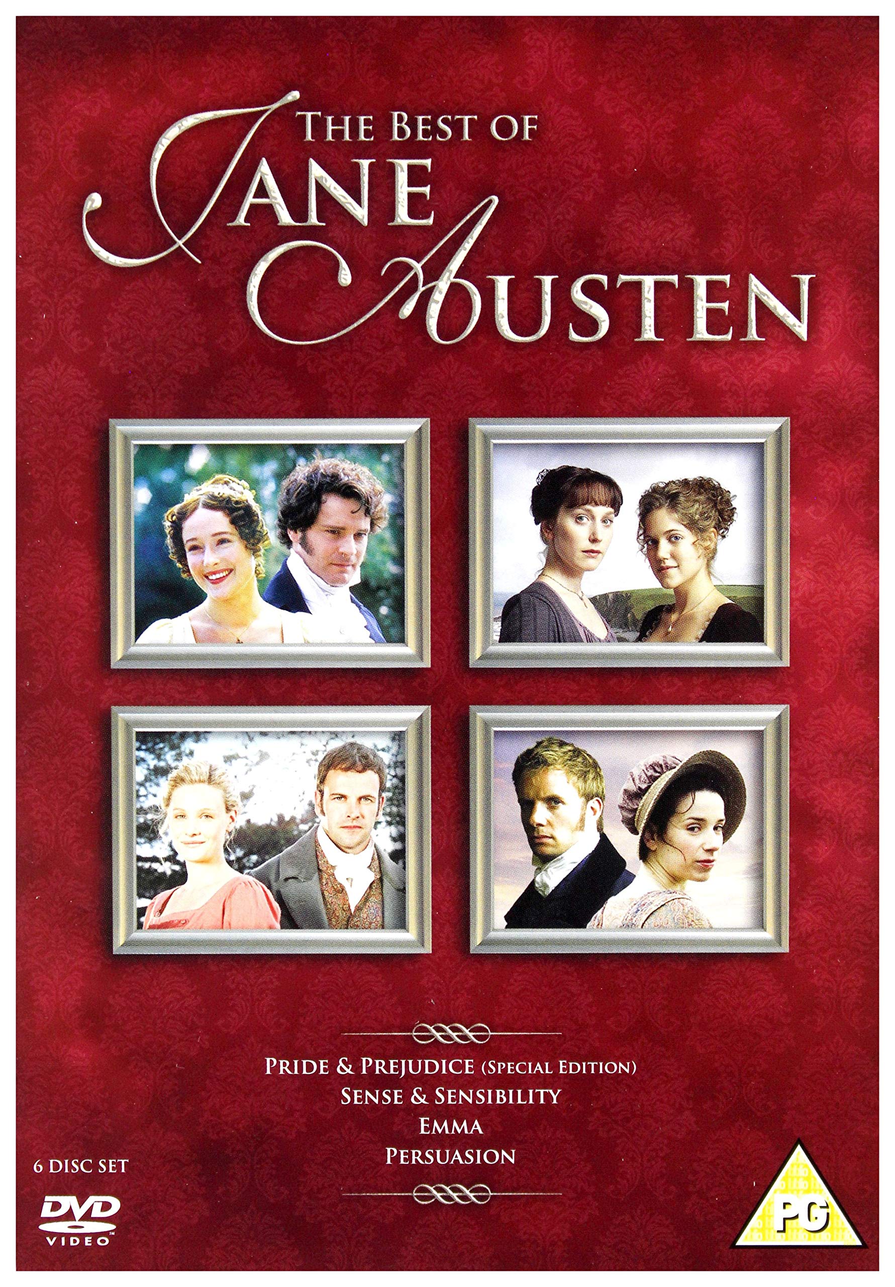 The Best of Jane Austen Box Set: Pride & Prejudice / Sense & Sensibility / Emma / Persuasion Box sets
