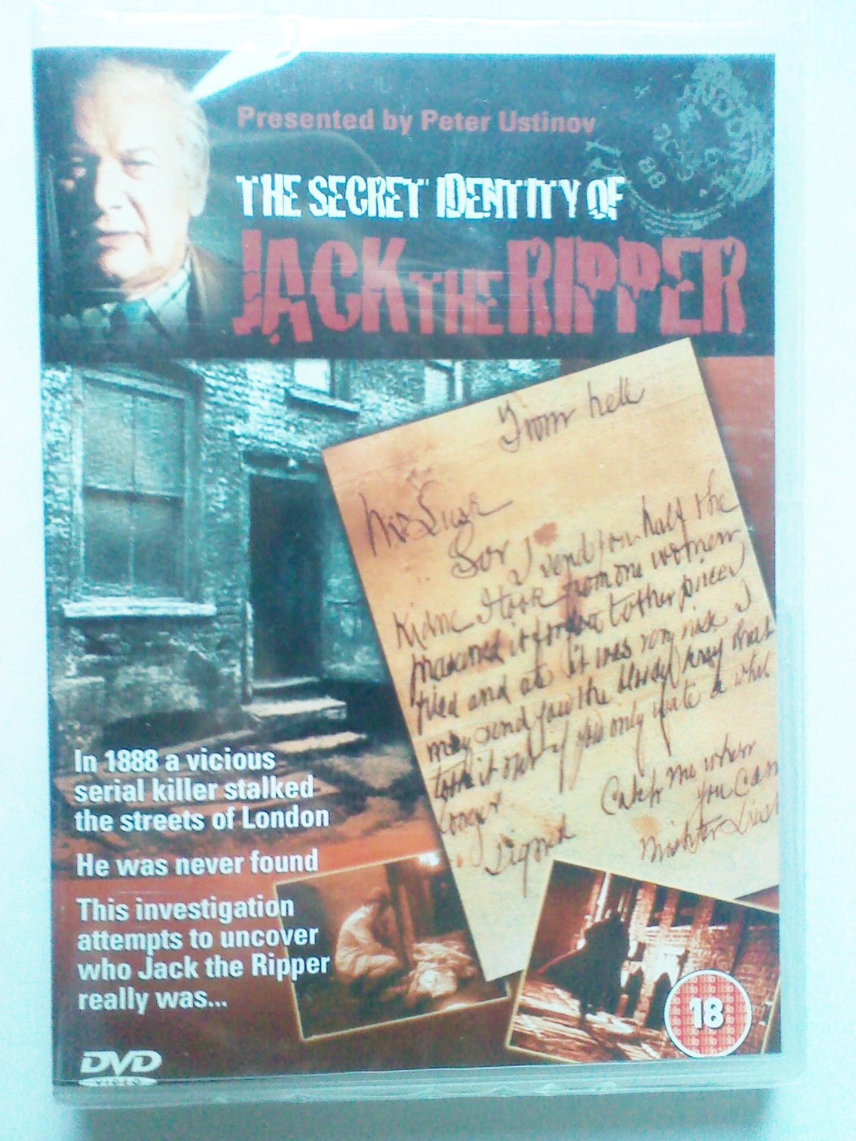 Jack the Ripper - The secret identity of - presented by Sir peter ustinov - DVD Films
