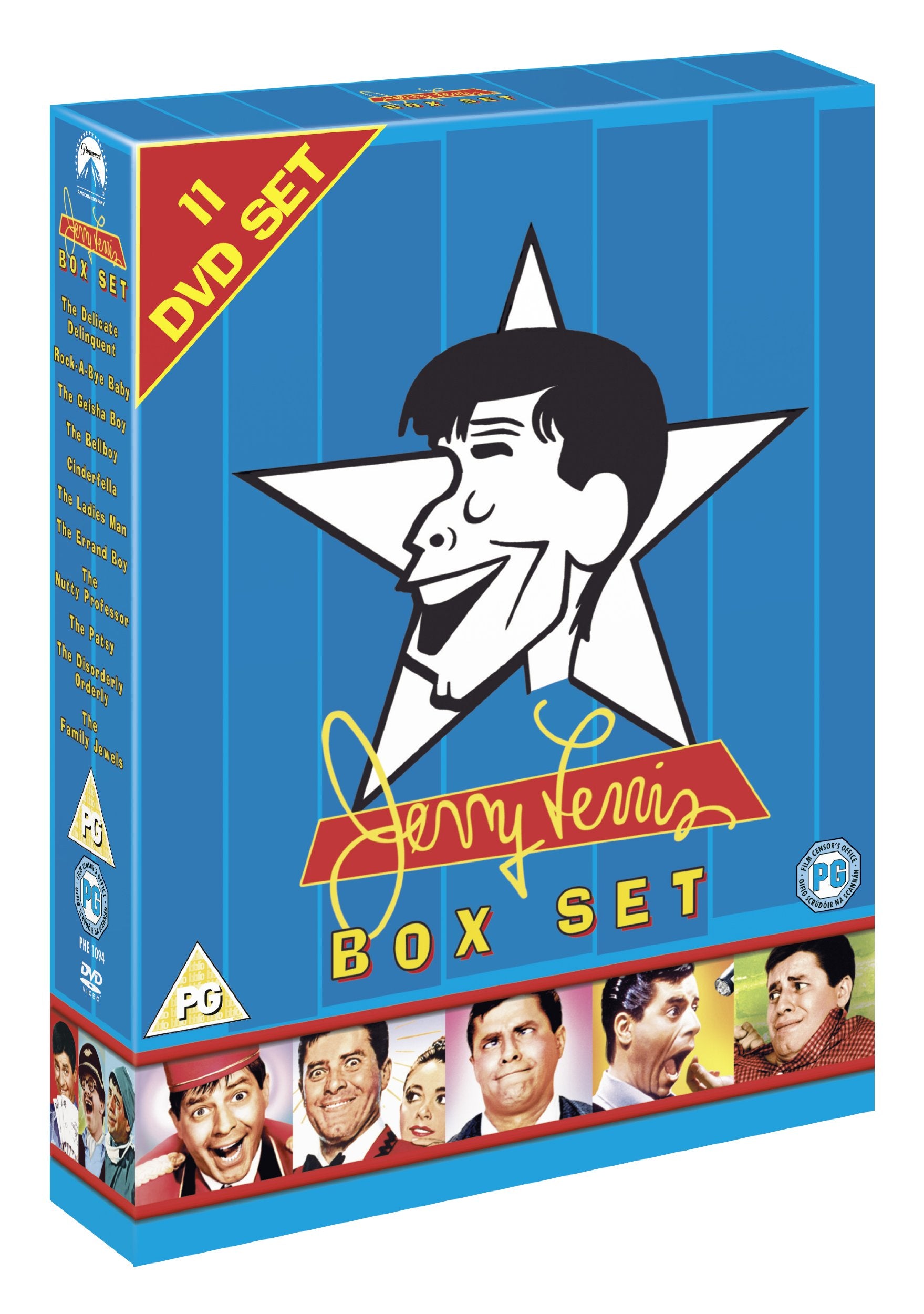 The Jerry Lewis Collection (The Delicate Delinquent, Rock-A-Bye Baby, The Geisha Boy, The Bellboy, Cindefella, The Ladies Man, The Errand Boy, The ... The Disorderly Orderly, The Family Jewels) Movies
