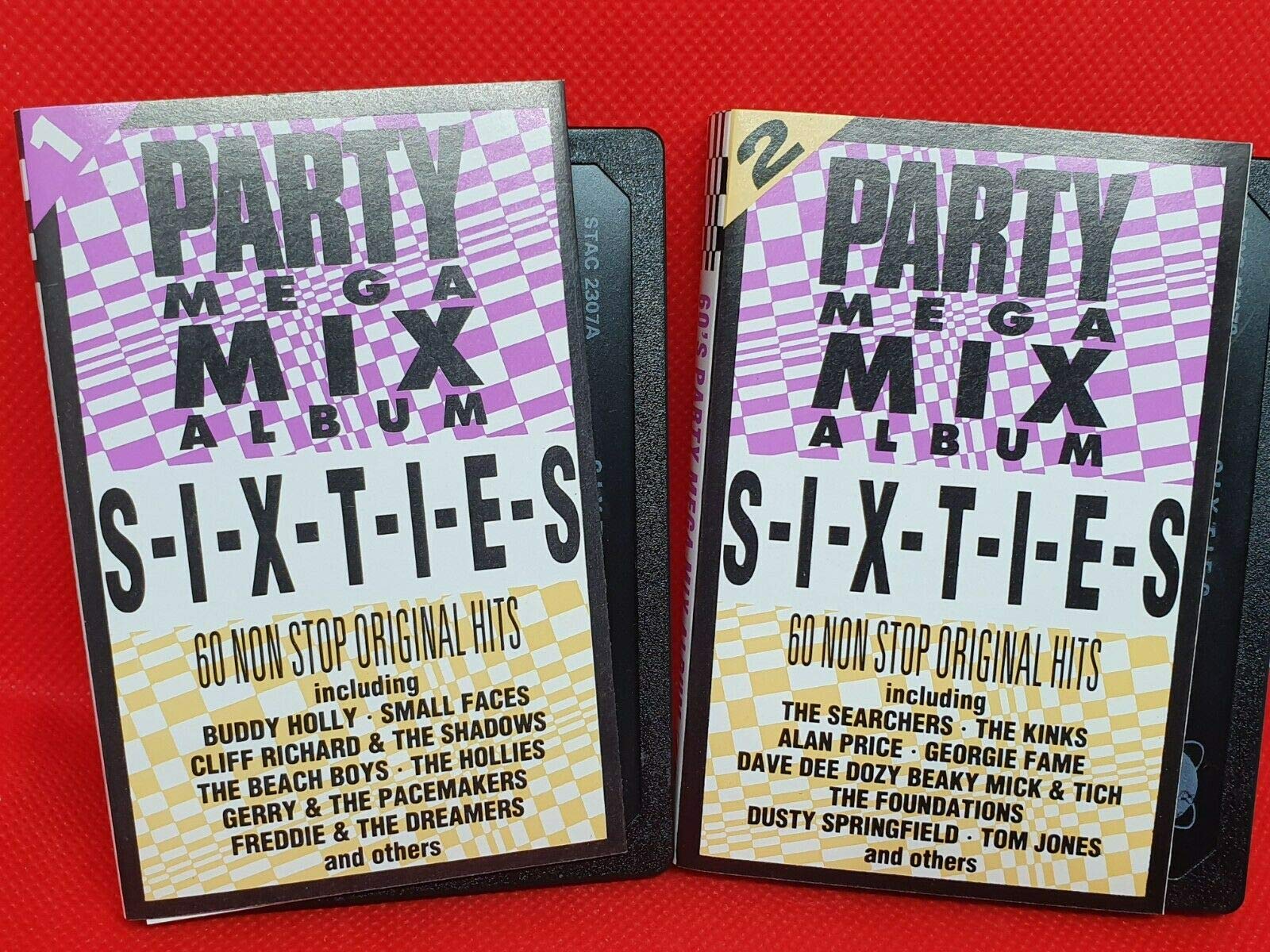 VARIOUS ARTISTS CLIFF, SHADOWS, SMALL FACES ETC - PARTY MEGA MIX ALBUM SIXTIES Music