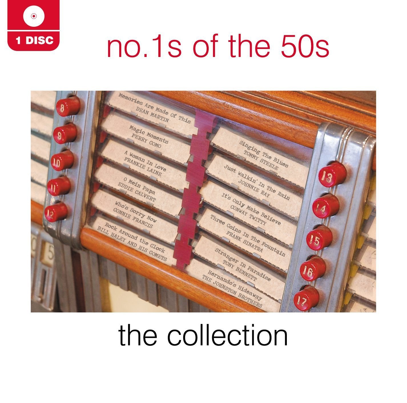 Number 1's of the 50's - The Collection cd