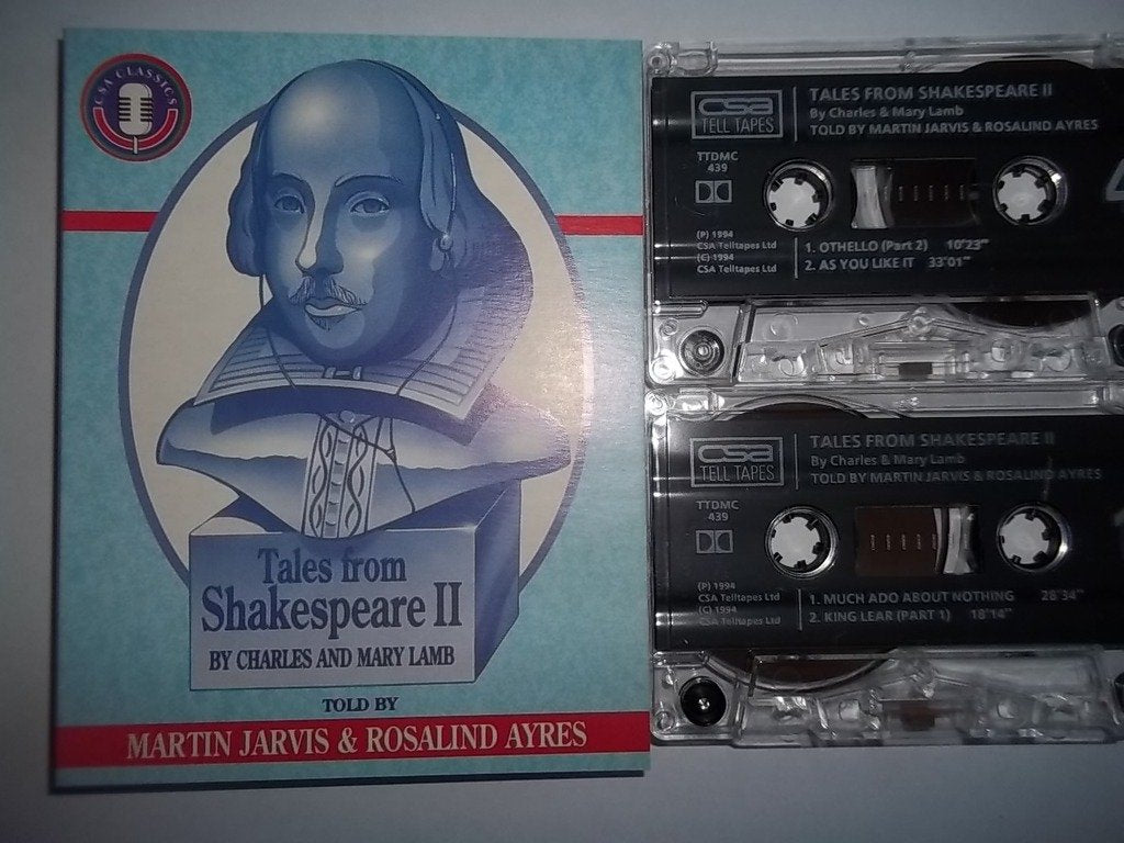MARTIN JARVIS & ROSALIND AYRES Tales from Shakespeare II cassette Music
