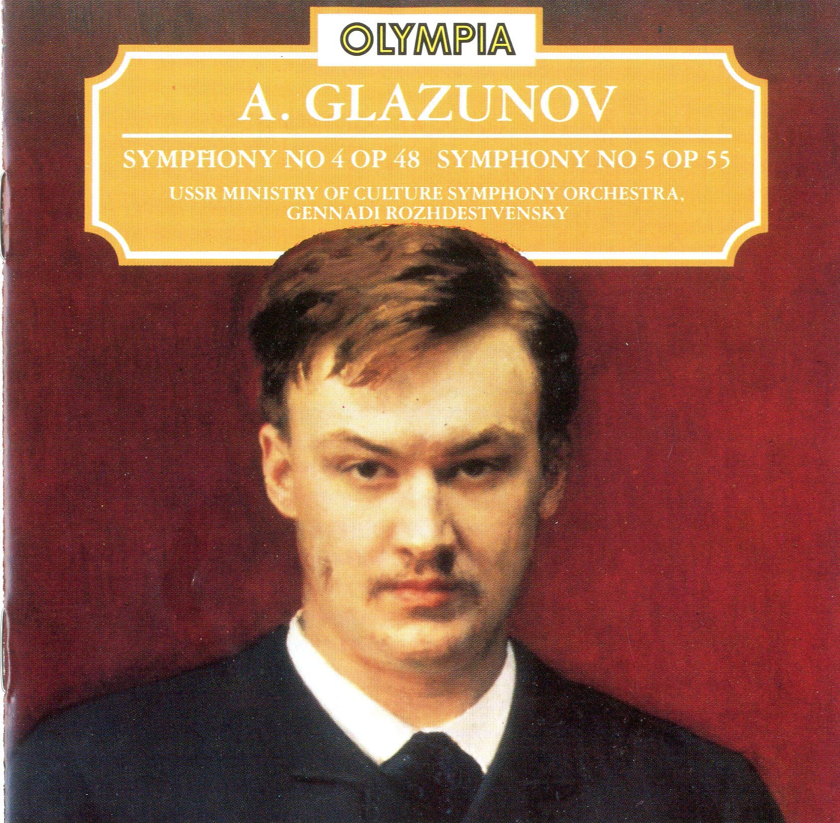 Glazunov: Symphony No. 4 Op. 48: Symphony No. 5. Op. 55: Rozhdestvensky (Conductor) Music