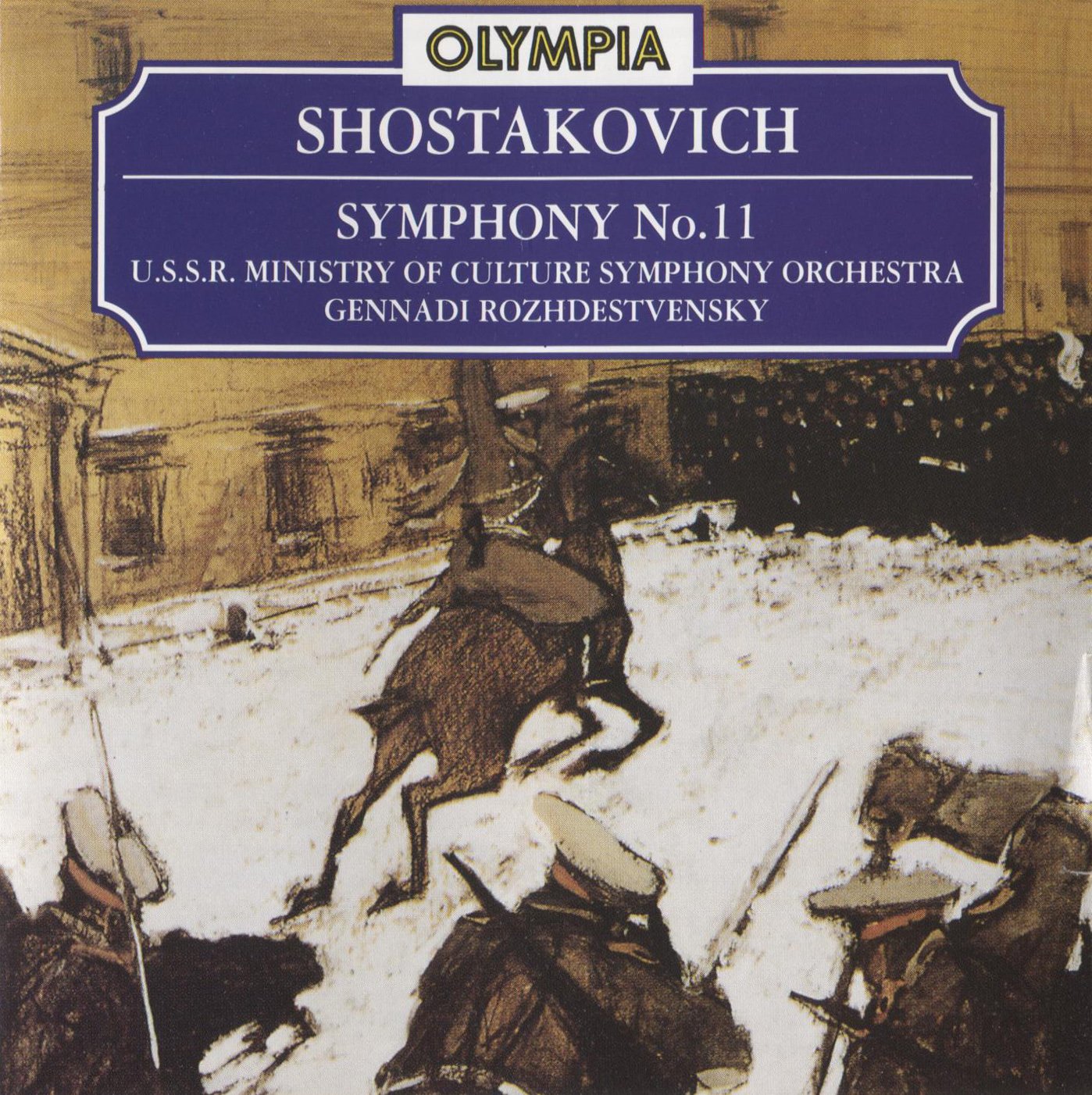 Shostakovich - Symphony 11- Gennadi Rozhdestvensky -Melodiya Music