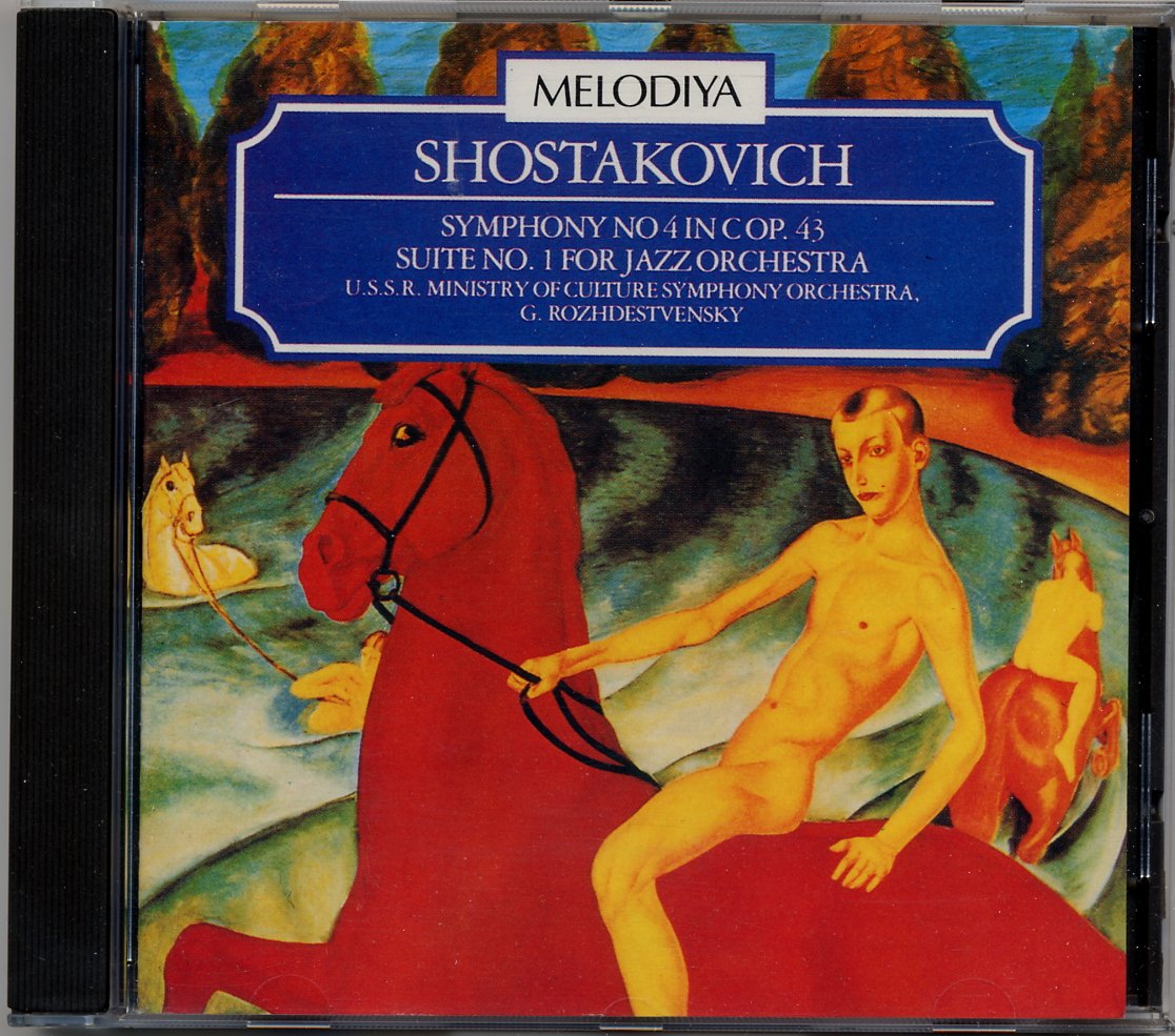 USSR Ministry of Culture Symphony Orches : Shostakovich: Symphony No. 4 / Suite Music