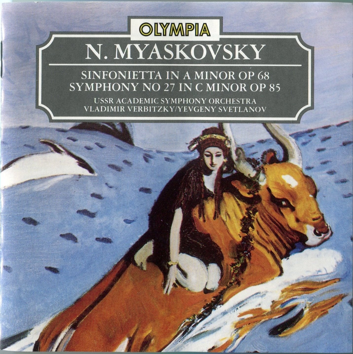 Sinfonietta In A Minor Op.68 / Symphony No.27 (USSR Academic Symphony Orchestra) Classical