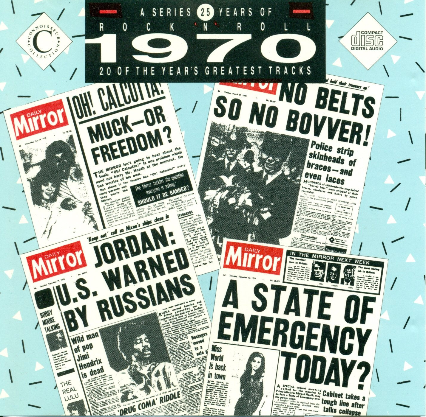 1970:Bob and Marcia, Steam, James Brown, Mr. Bloe, Canned Heat.. Music