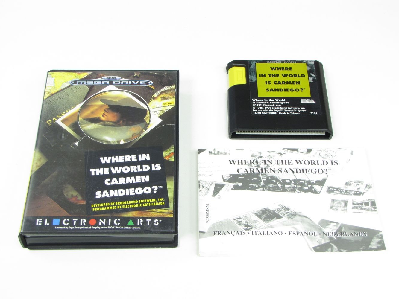 Where in the world is carmen san diego BOX - Megadrive - PAL Older Consoles