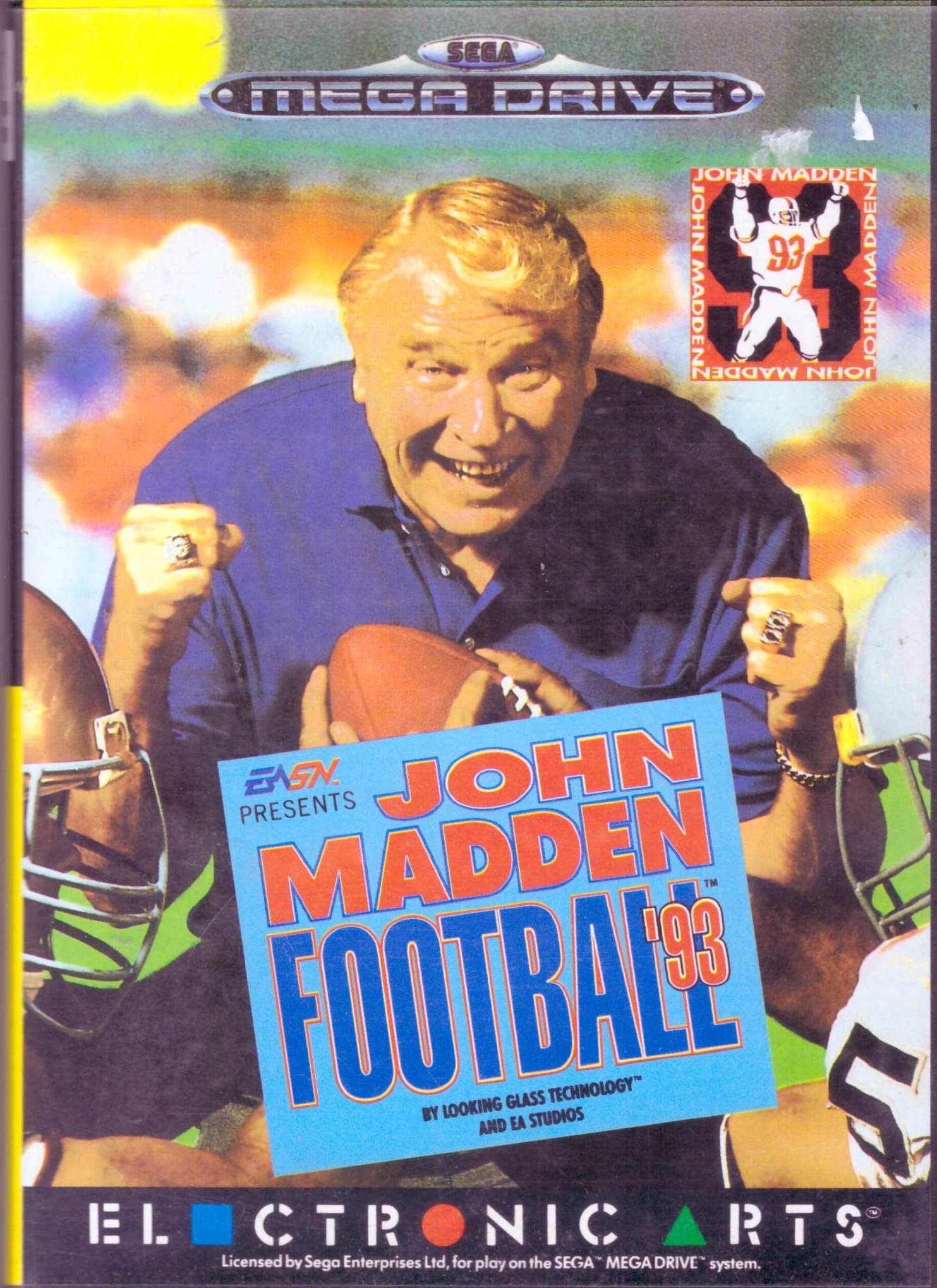 John Madden football 93 - Megadrive - PAL . Older Consoles