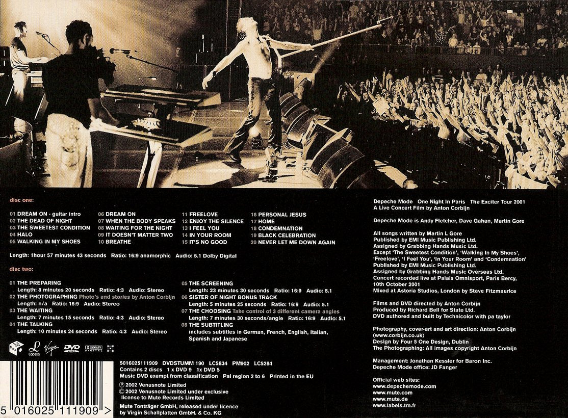 One Night In Paris The Exciter Tour 2001 Films