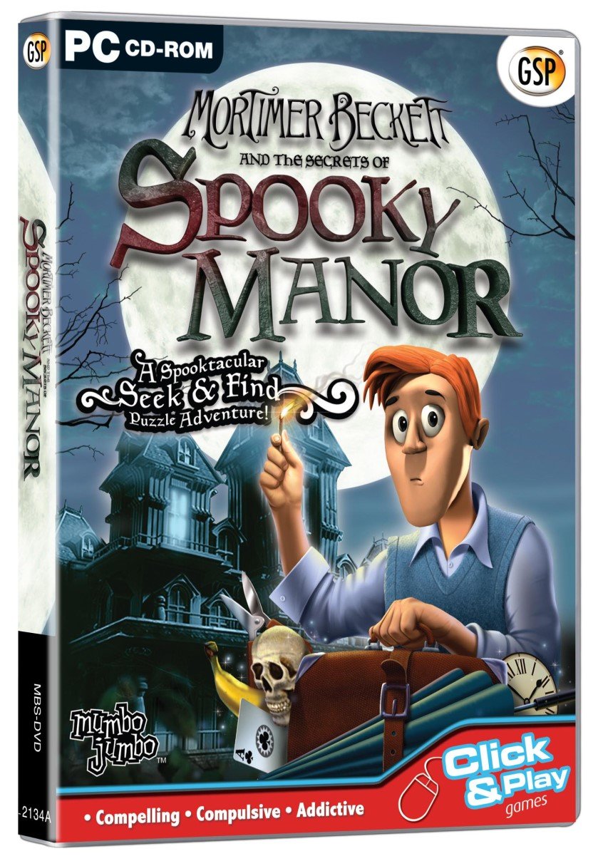 Mortimer Beckett and the Secrets of Spooky Manor (PC CD) game