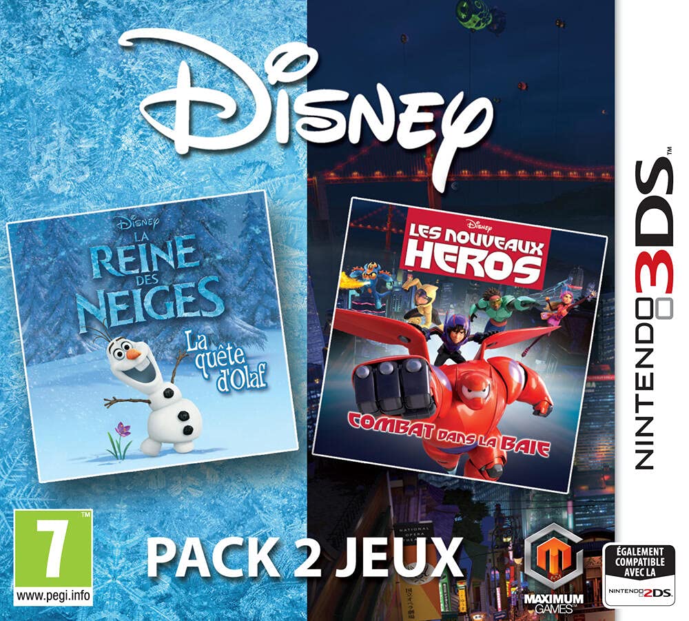 Disney pack 2 jeux : La Reine des Neiges + Les Nouveaux Héros game