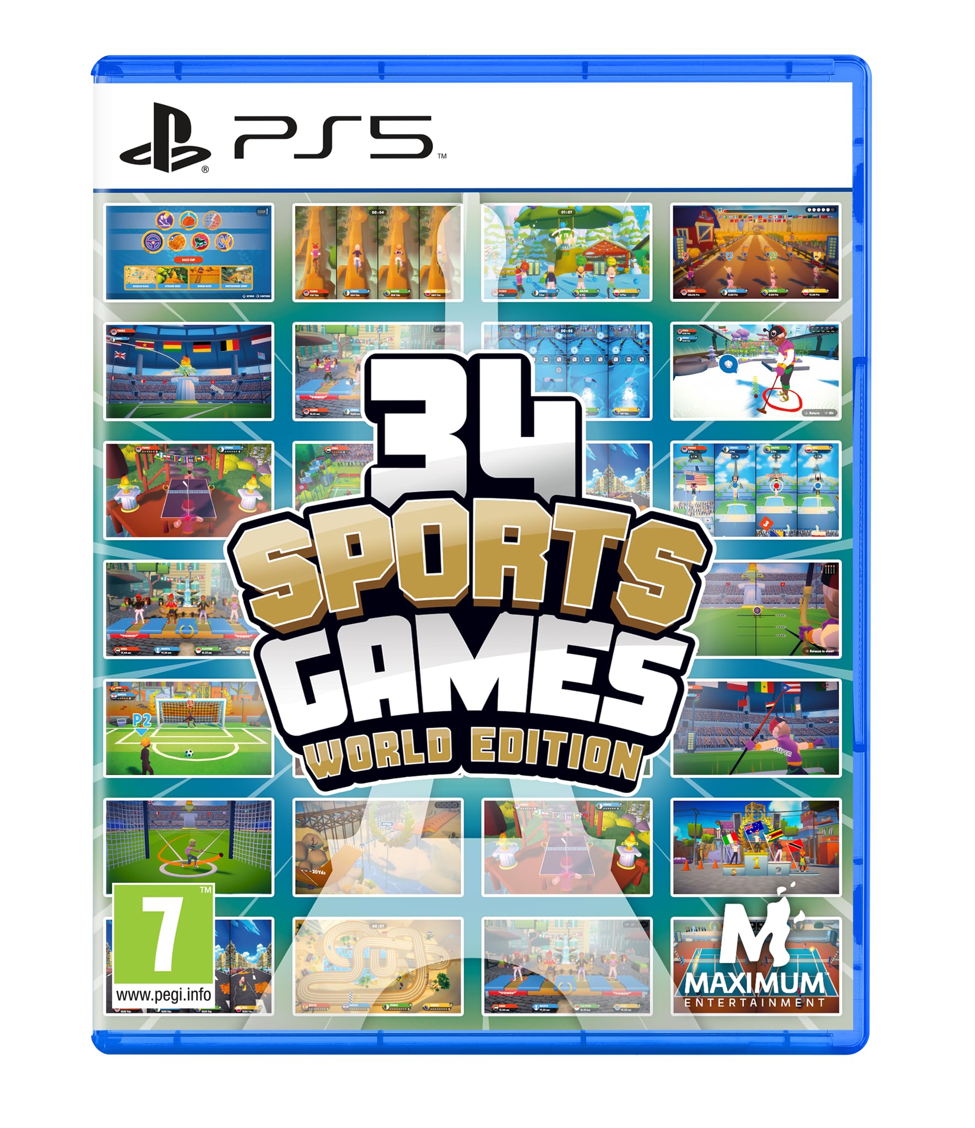 Maximum Entertainment 34 Sportspiele - World Edition PlayStation 5