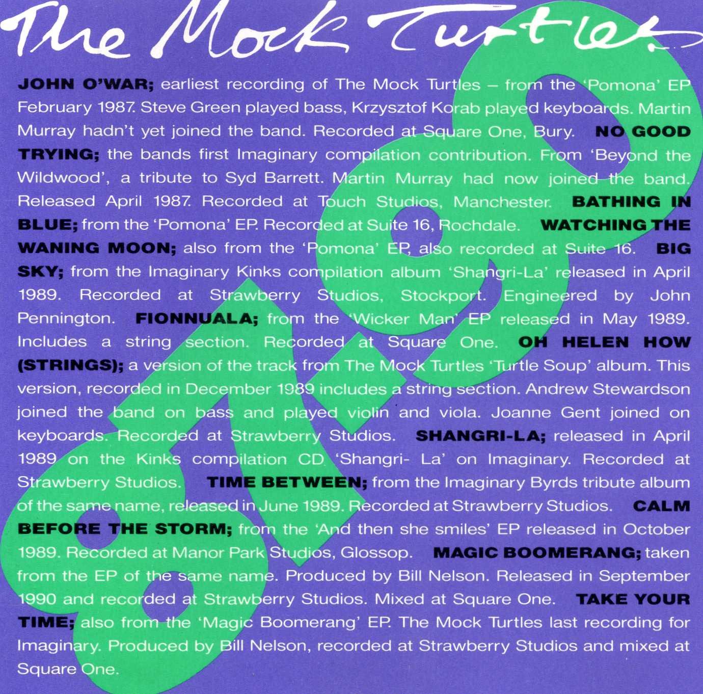Mock Turtles 1987-1990 (UK Import) Alternative & Indie