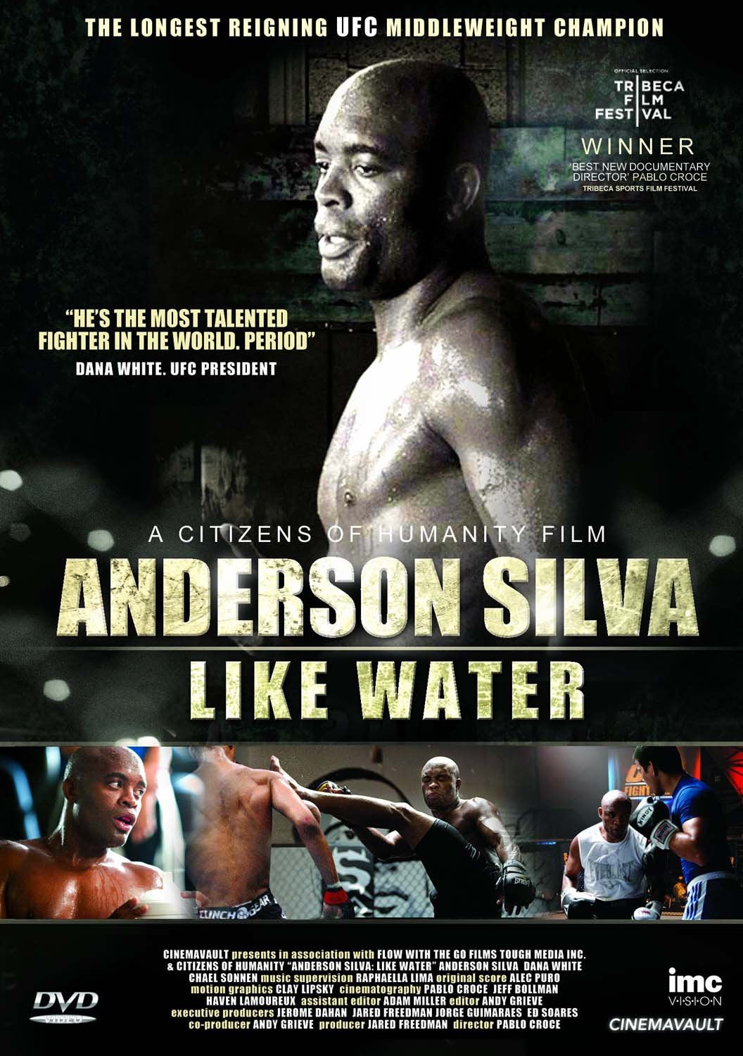 Anderson Silva - Like Water - Award Winning Film Documentary Of The Middleweight UFC Champion dvd