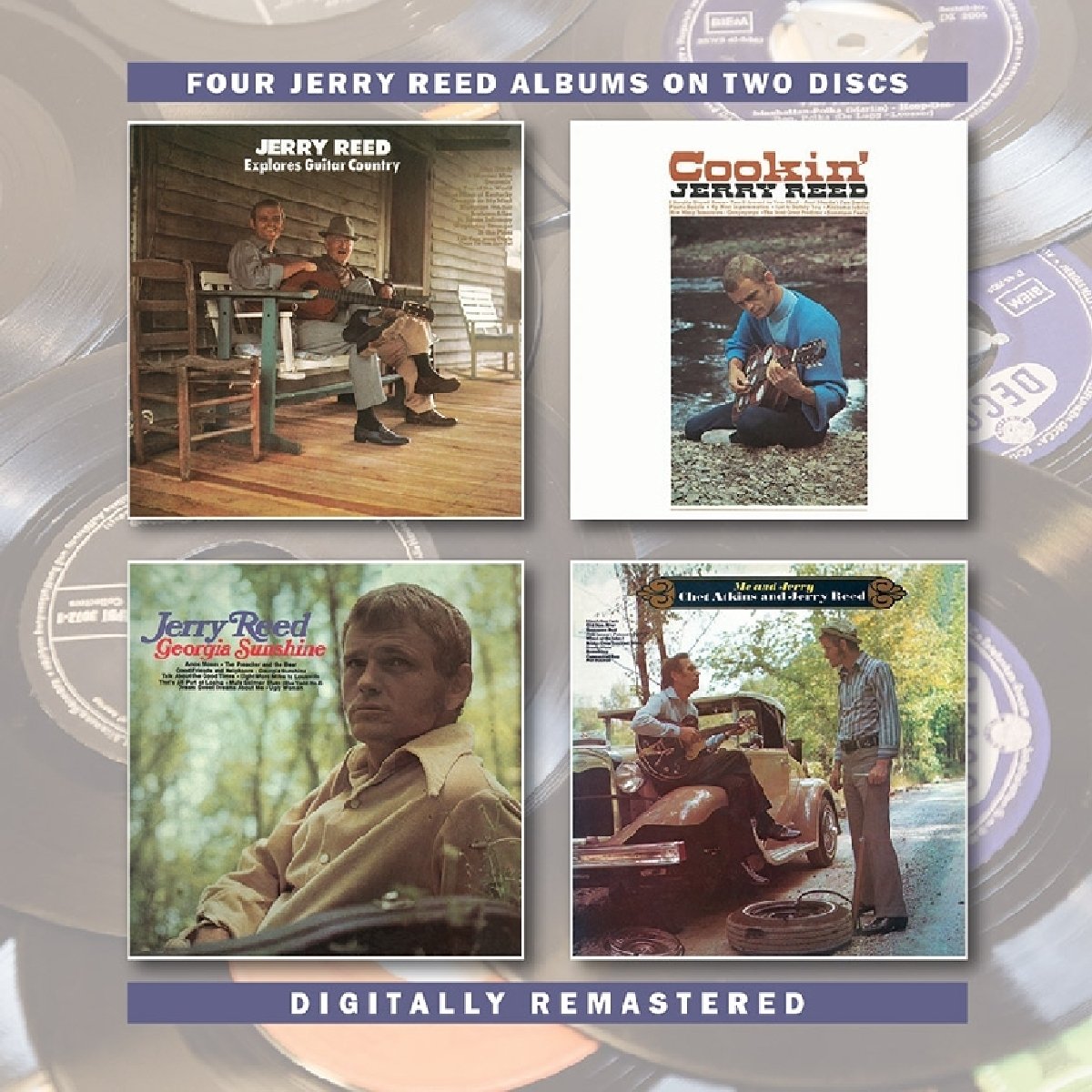 Jerry Reed Explores Guitar Country/Cookin'/Georgia Pop