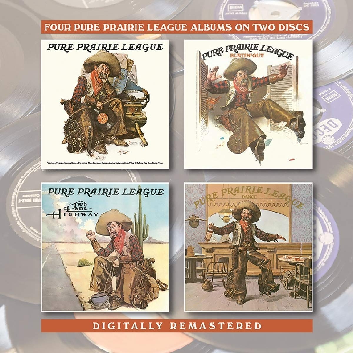 Pure Prairie League/Bustin' Out/Two Lane Highway/D Pop