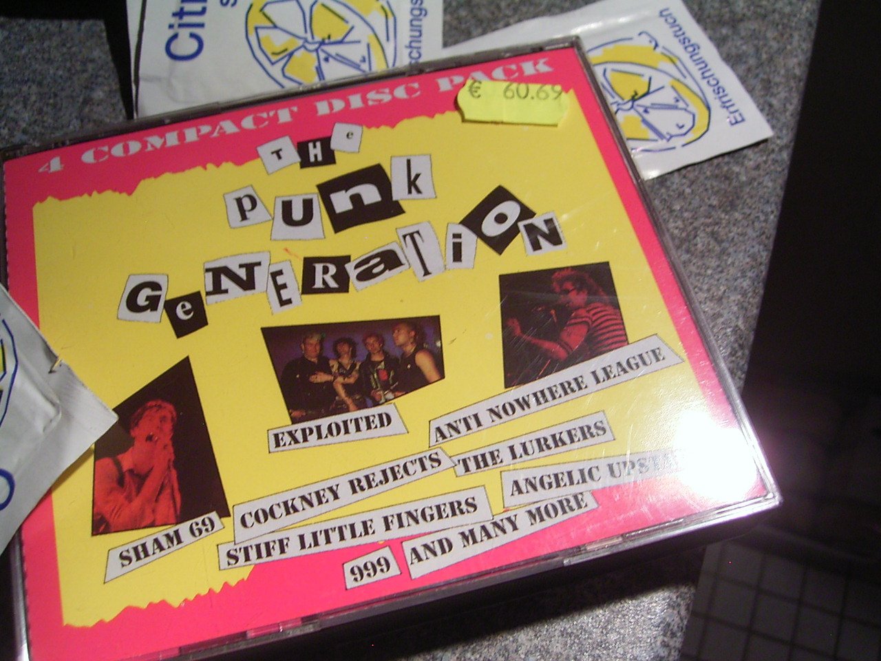 Punk Generation 4cd Box Alternative & Indie