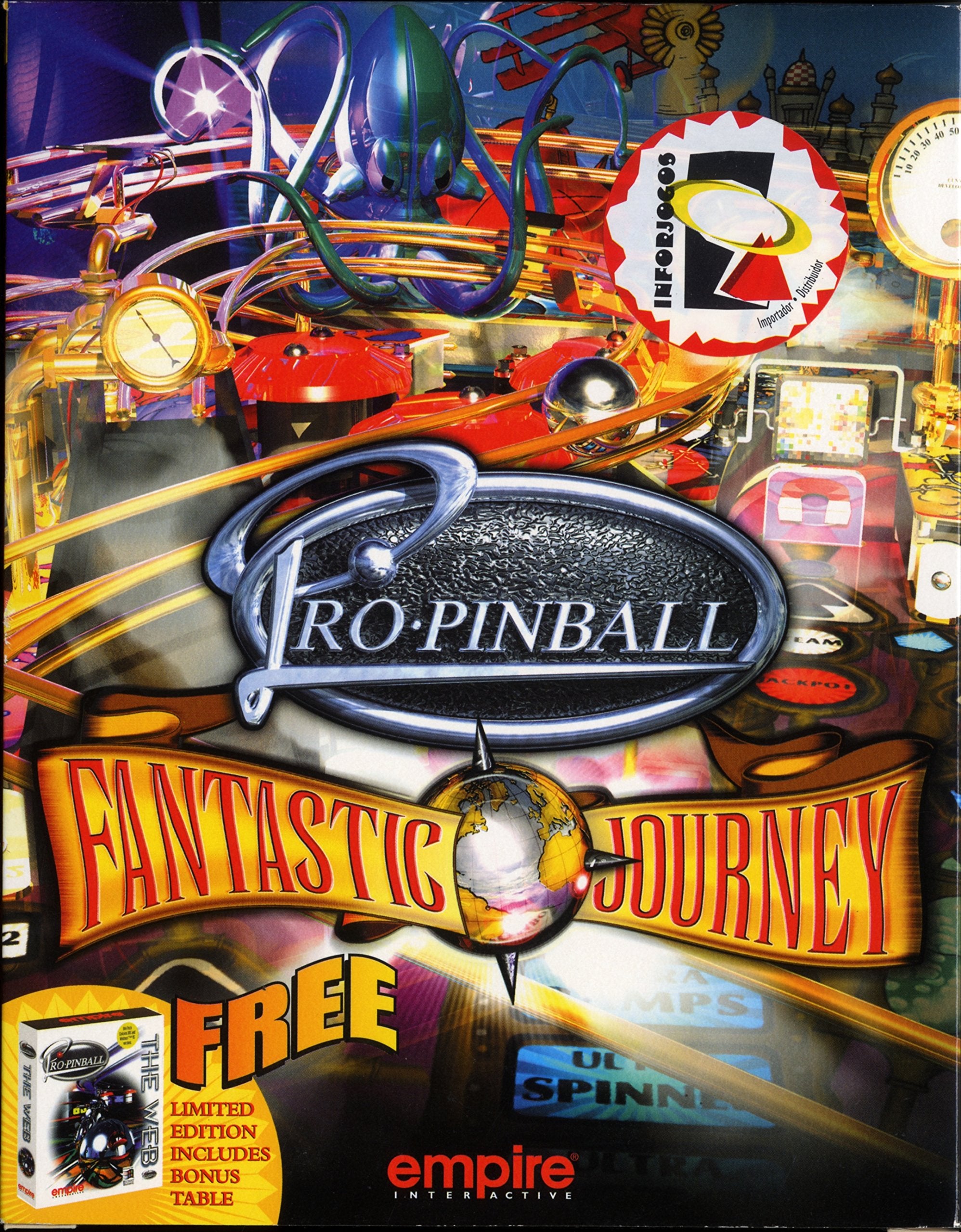 PRO-PINBALL DUAL PACK FANTASTIC JOURNEY/THE WEB PC GAME WINDOWS 95/98 game