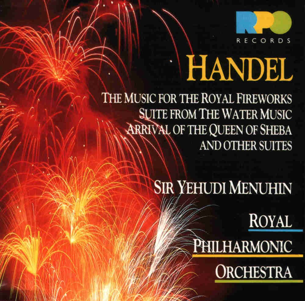 Product Image: Handel-Firework+ Water Music+Queen Sheba/Menuhin