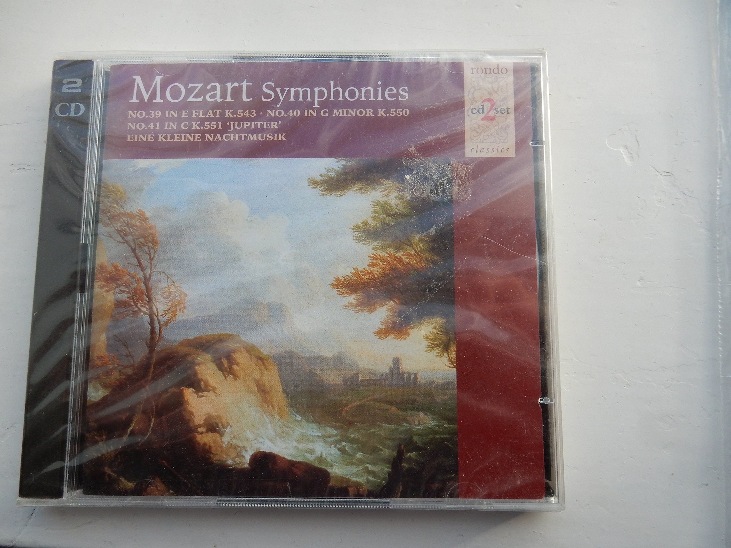 Mozart Symphonies:no 39in E flat,No 41 in C"Jupiter",Eine Kleine Nachtmusik Music