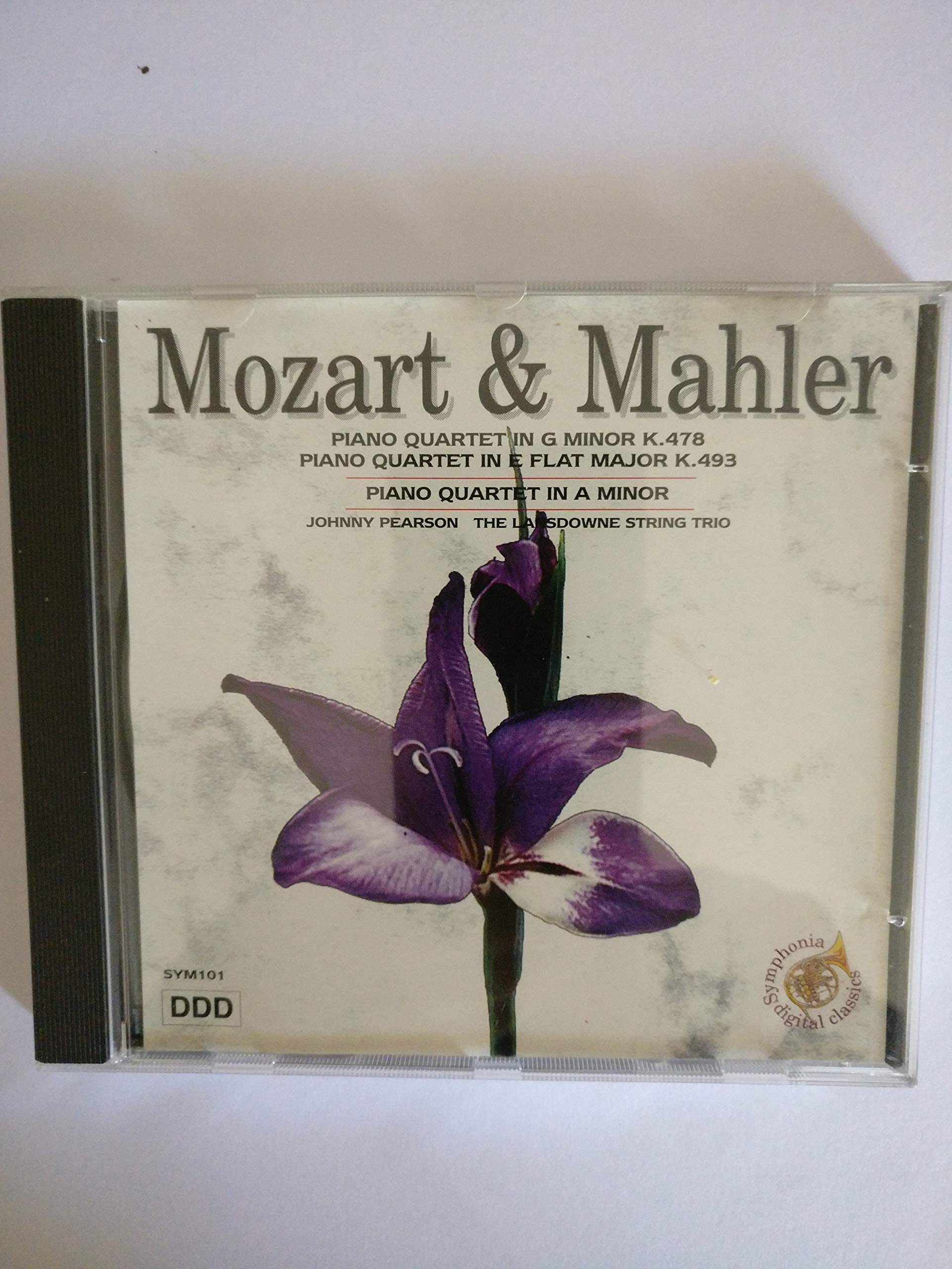 Mozart & Mahler Piano quartet in G Minor K.478/Piano Quartet in E Flat major K.493 Music