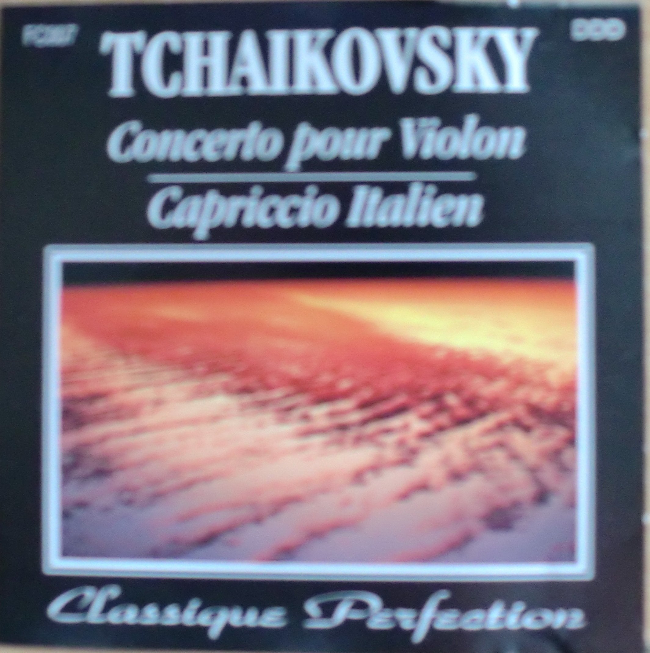 TCHAIKOVSKY, concerto pour violon et capriccio italien cd