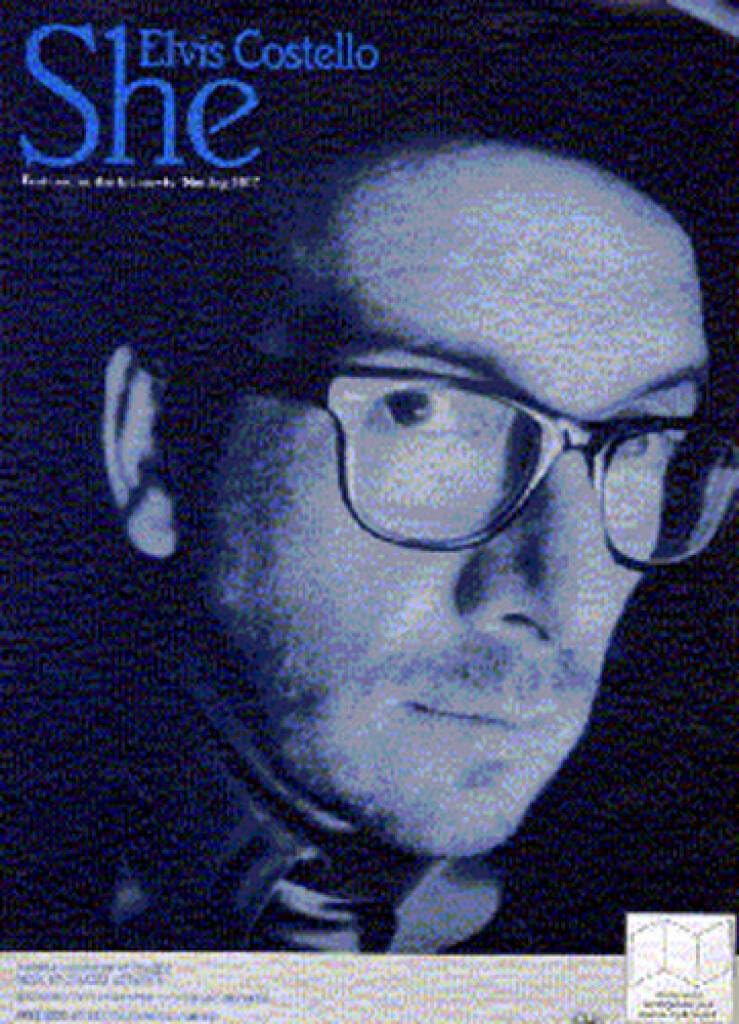 ELVIS COSTELLO: SHE PIANO, VOIX, GUITARE Sheet Music