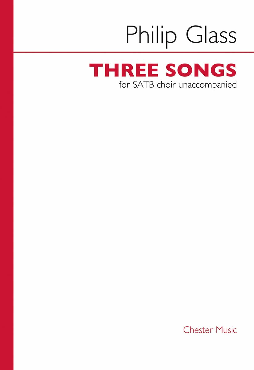 3 Songs. Gemischter Chor mit Begleitung. Klavierauszug Sheet Music