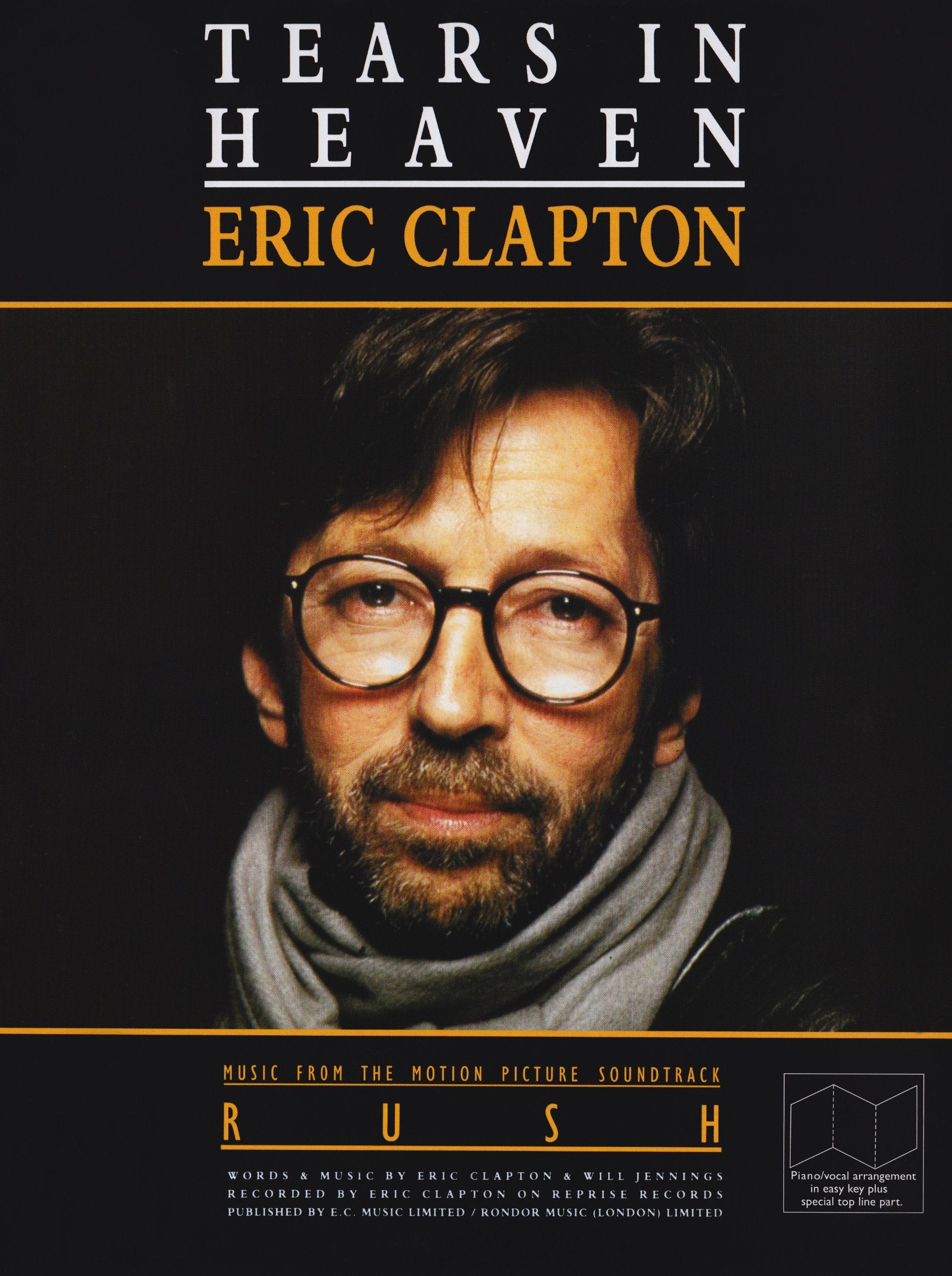 ERIC CLAPTON: TEARS IN HEAVEN PIANO, VOIX, GUITARE Sheet Music