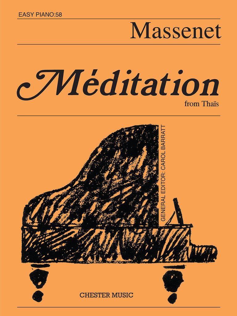 MEDITATION FROM THAIS (EASY PIANO NO.58) PIANO Sheet Music