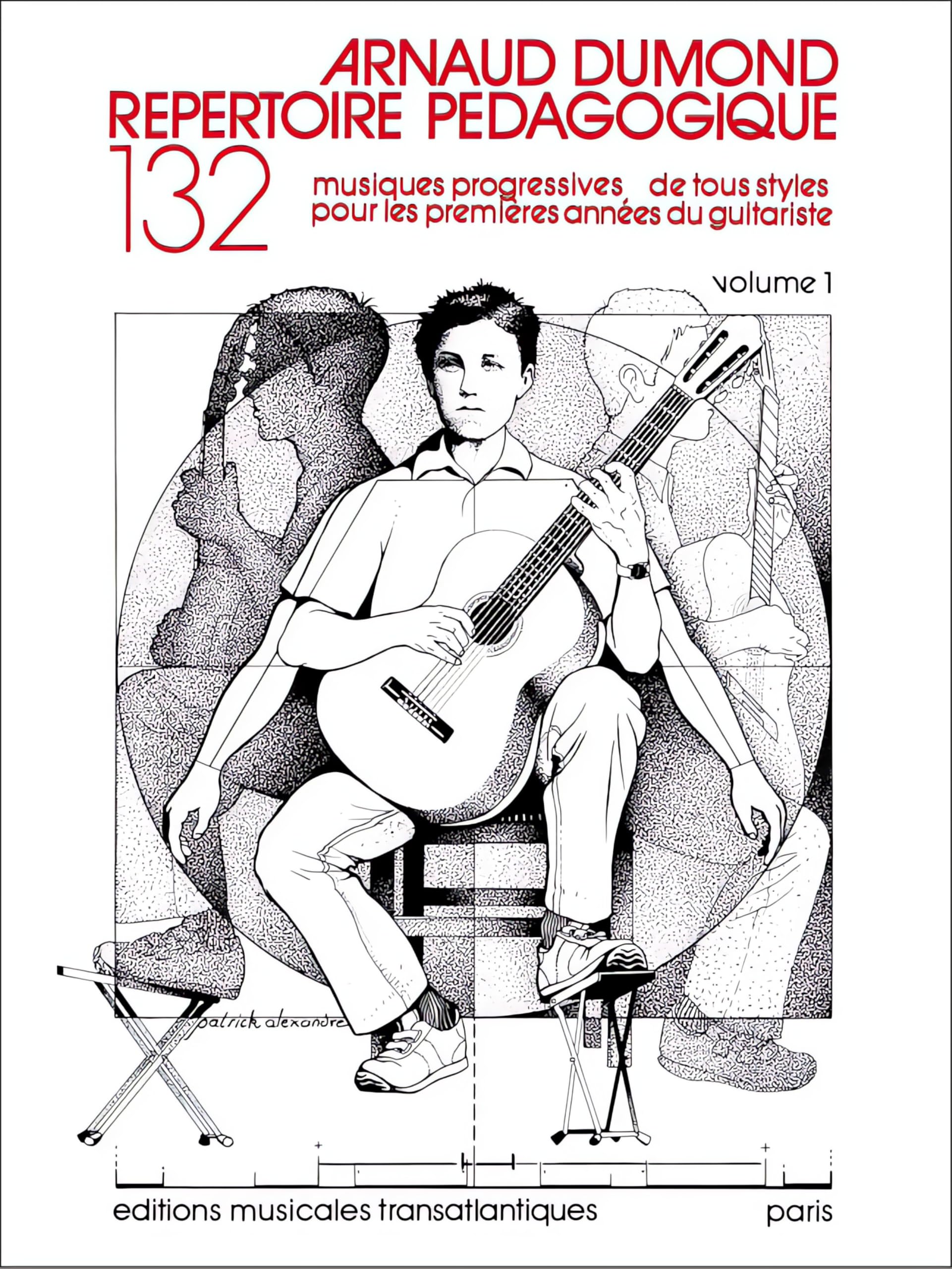 Répertoire Pédagogique. Vol 1. Solo pour Guitare. Sheet Music