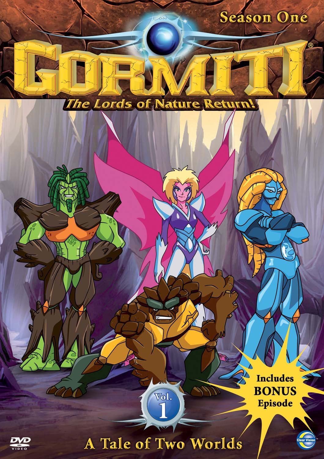 Gormiti Season 1 Volume 1-A Tale of TW dvd