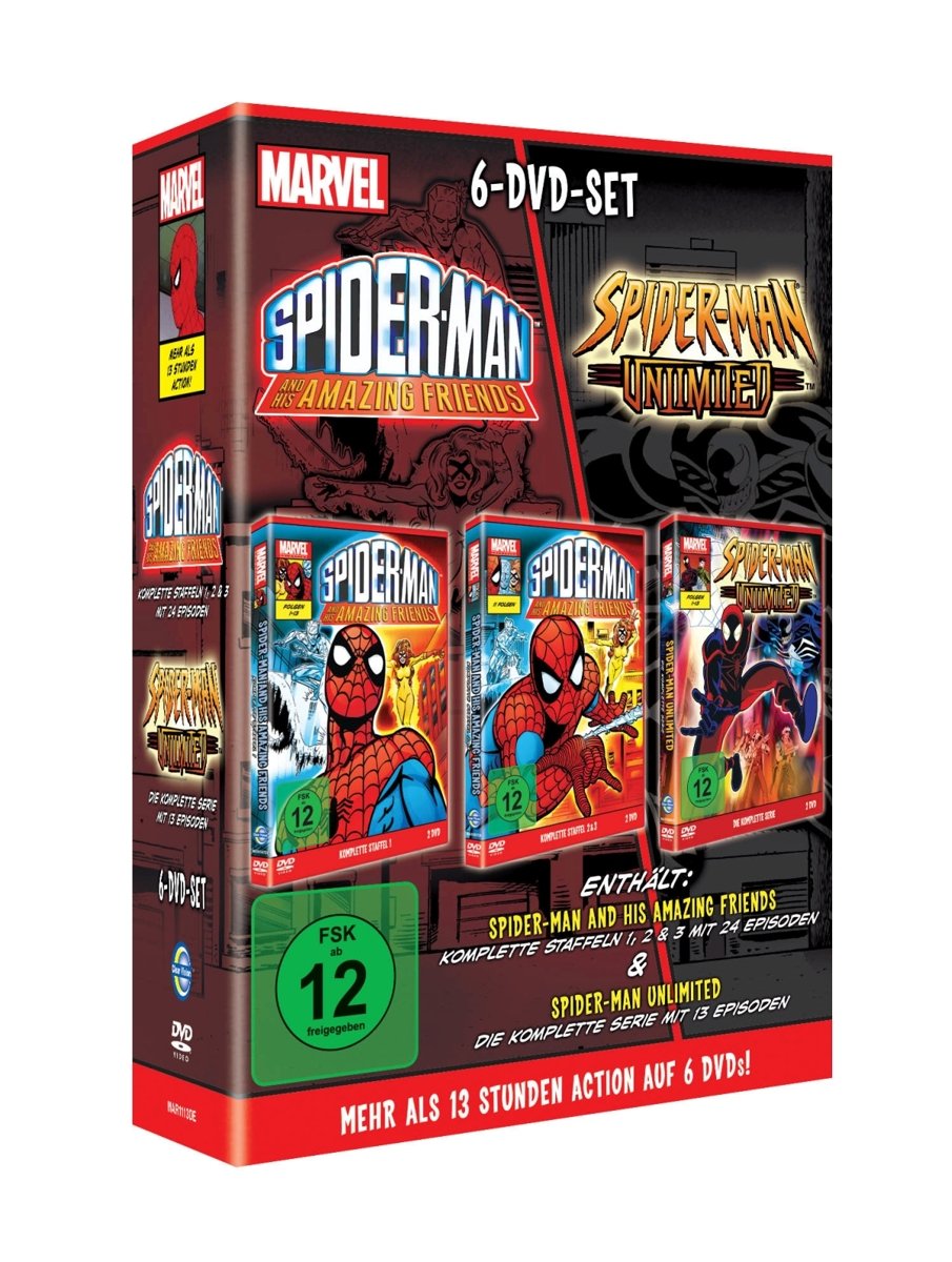 Spider-Man And His Amazing Friends / Spider-Man Unlimited - Die kompletten Serien Box sets