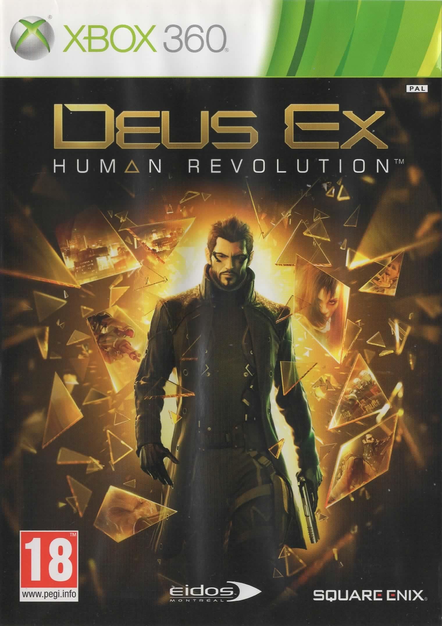 DEUS EX: Human Revolution AT PEGI Xbox 360