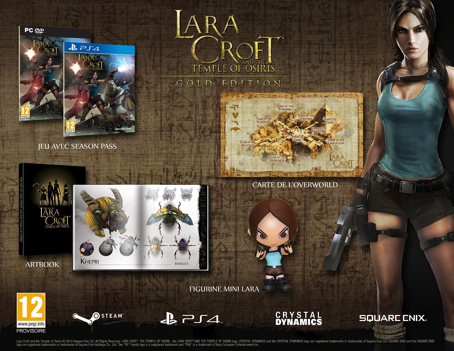 Lara Croft and the temple of Osiris - édition collector game